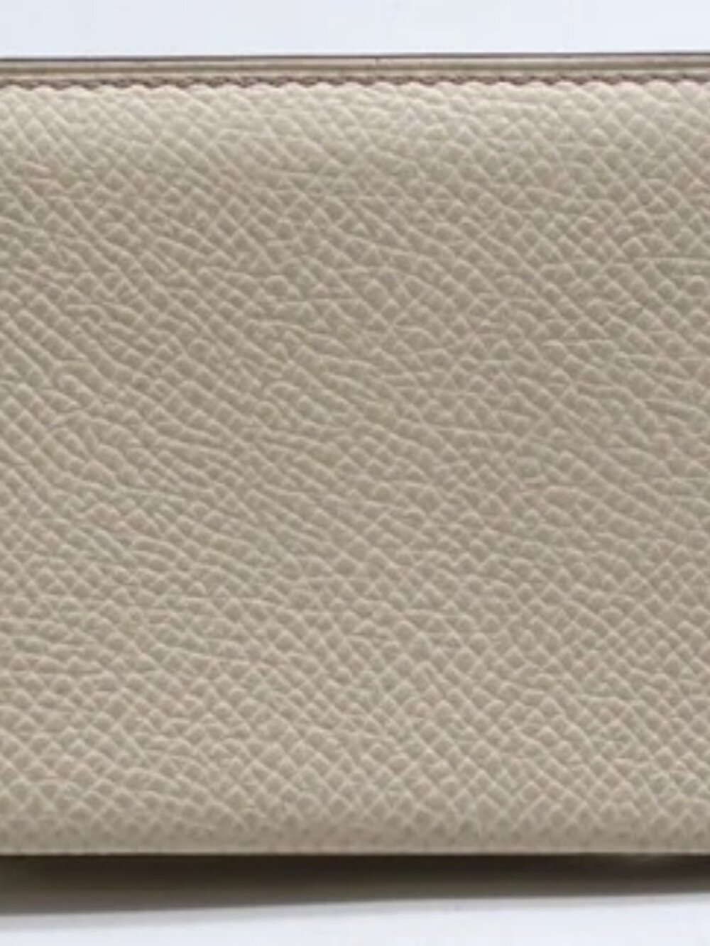 Hermes Epsom Leather Card Holder Wallet - Light Yellow